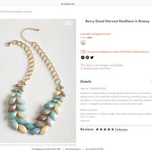 MODCLOTH GREEN TONES NECKLACE